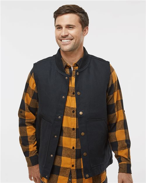 Men's Insulated Canvas Workwear Vest - 11073