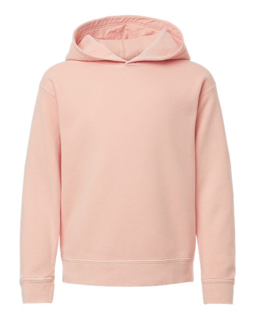 Youth Garment-Dyed Lightweight Fleece Hooded Sweatshirt - 12441