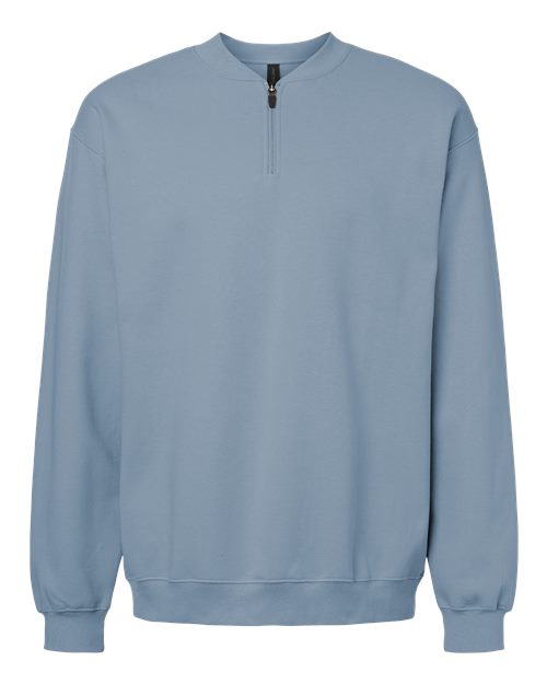 Unisex Softstyle® Midweight 1/4 Zip Sweatshirt - 12465