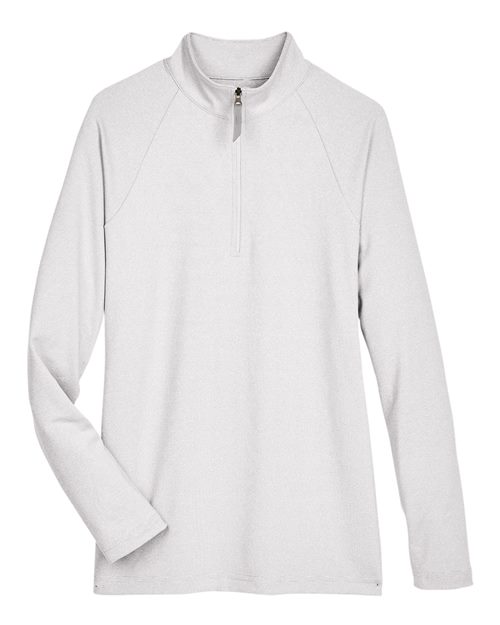 Women's CrownLux Performance® Clubhouse Micro-Stripe Quarter-Zip Pullover - 13187