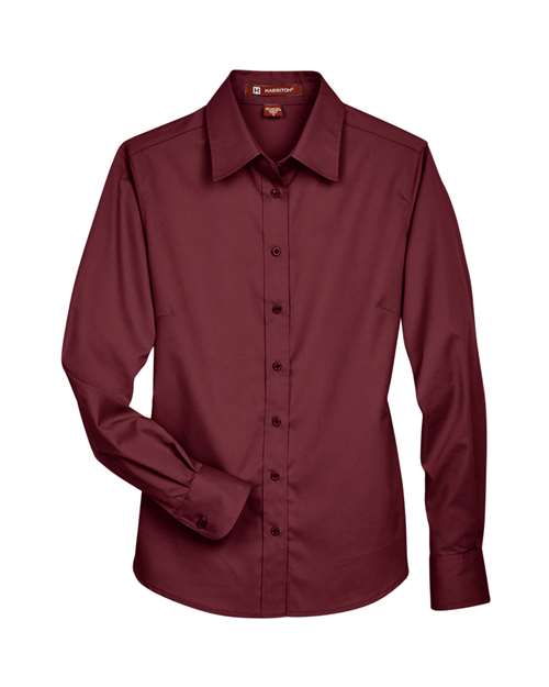 Women's Easy Blend™ Long Sleeve Twill Dress Shirt with Stain-Release - 13841