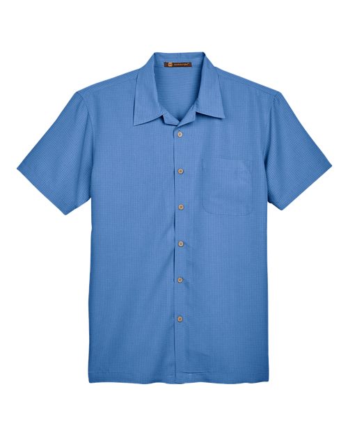 Men's Barbados Textured Camp Shirt - 13852