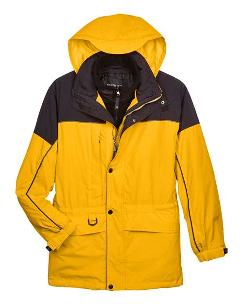 Men's 3-in-1 Two-Tone Parka - 14068
