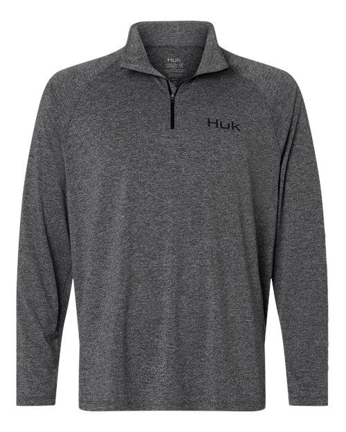 Men's Airweight Heather Quarter-Zip Pullover - 16208
