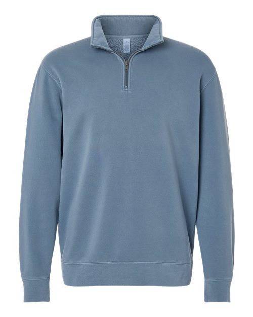 Unisex Pigment-Dyed Quarter-Zip Pullover - 16234