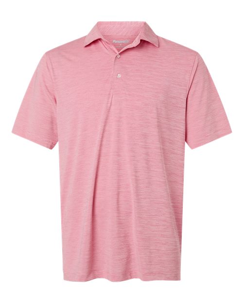 Men's Bohemian Striped Heather Performance Polo - 16268