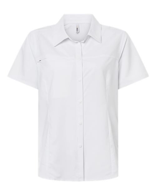 Women's UltraUVP Shoreline Short Sleeve Staff Shirt - 16375