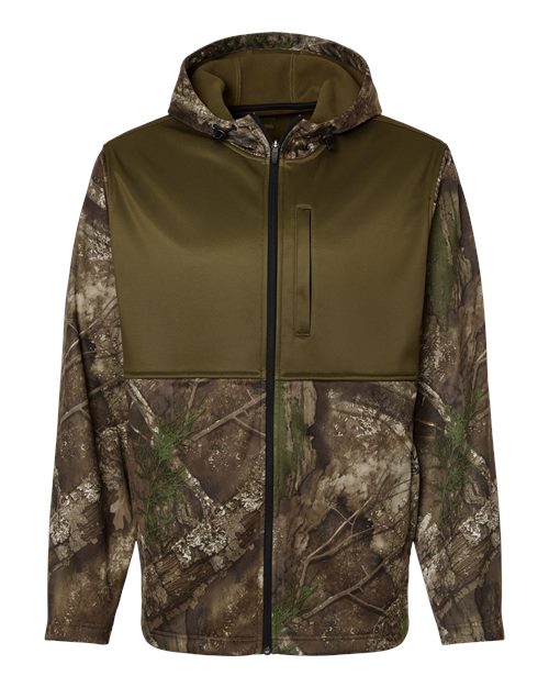 Unisex Realtree® Performance Colorblocked Full-Zip Hooded Sweatshirt - 16482