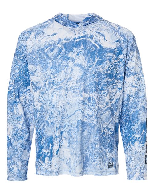 Men's Pursuit Mossy Oak Printed Hooded Long Sleeve T-Shirt - 16835