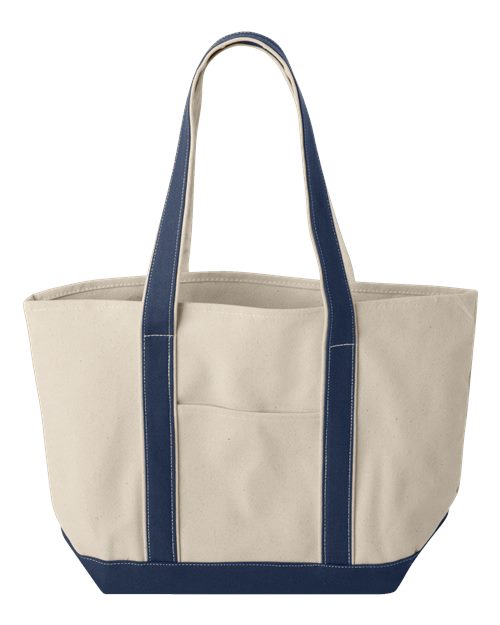 Windward Large Cotton Canvas Classic Resort Tote - 2242