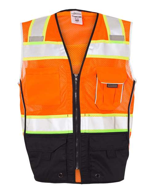 Unisex Premium Black Series® Black Bottom Class 2 Vest - 3490