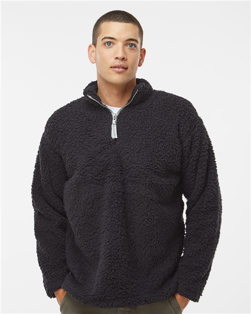 Men's Sherpa Quarter-Zip Pullover - 6575