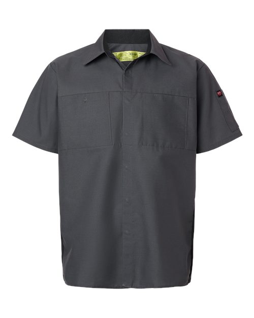 Men's Performance Plus Short Sleeve Shirt With Oilblok Technology - 7459