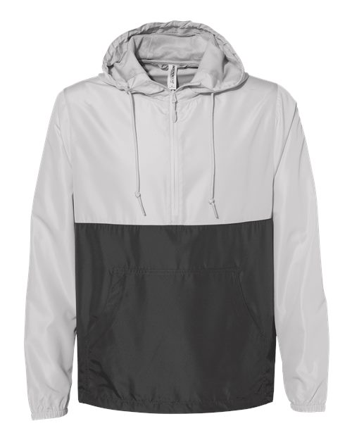 Unisex Lightweight Quarter-Zip Windbreaker Pullover Jacket - 8800