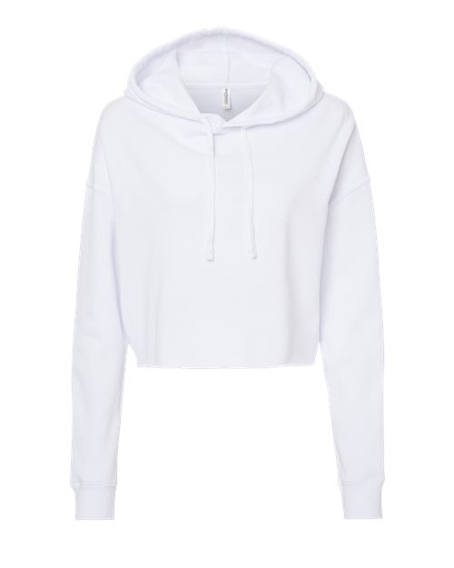 Women’s Lightweight Crop Hooded Sweatshirt - 7788
