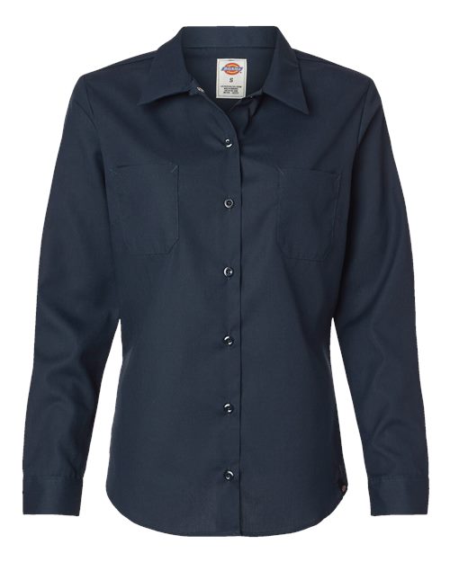 Women's Long Sleeve Industrial Work Shirt - 10157