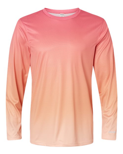 Unisex Barbados Performance Pin Dot Long Sleeve T-Shirt - 10527