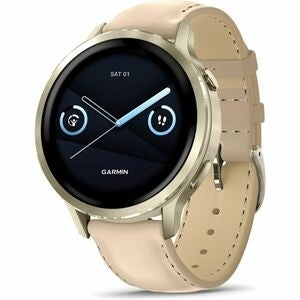 Venu 4 41 mm Gold/ Leather