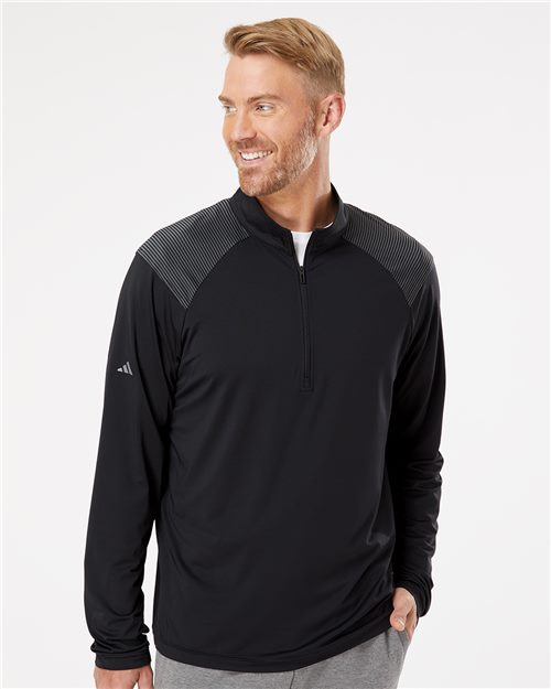 Men's Ultimate365 Lightweight Shoulder Stripe Quarter-Zip Pullover - 10207