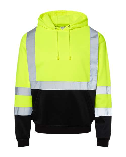 Unisex Hi-Vis Hooded Sweatshirt - 11006