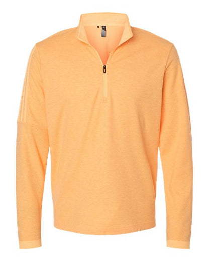 Men's 3-Stripes Quarter-Zip Sweater Pullover - 11013