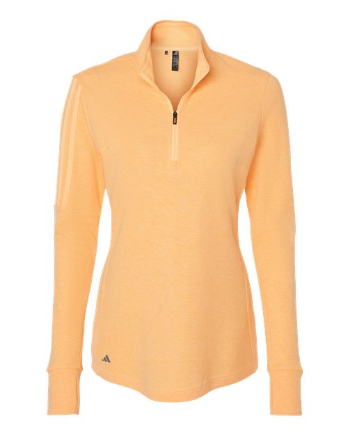 Women's 3-Stripes Quarter-Zip Sweater Pullover - 11014