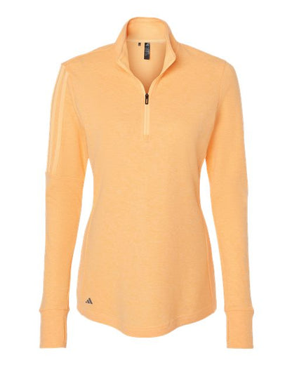 Women's 3-Stripes Quarter-Zip Sweater Pullover - 11014