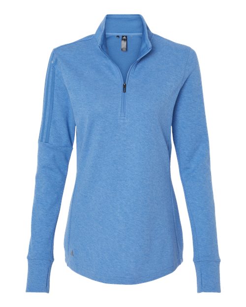 Women's 3-Stripes Quarter-Zip Sweater Pullover - 11014