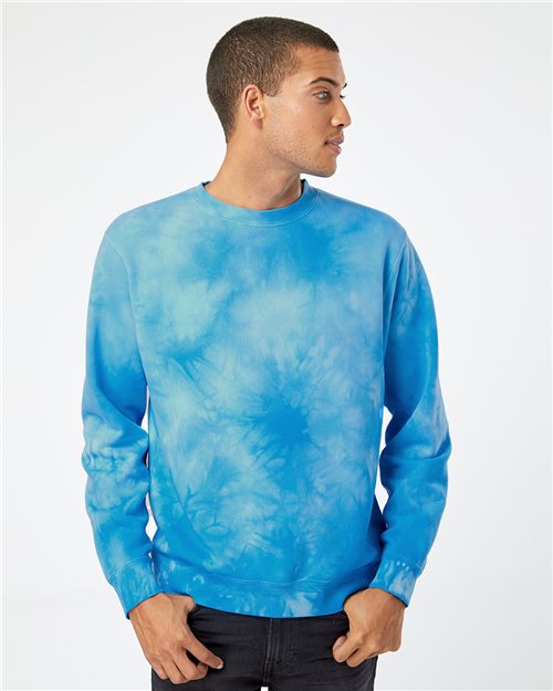 Unisex Midweight Tie-Dyed Crewneck Sweatshirt - 10322