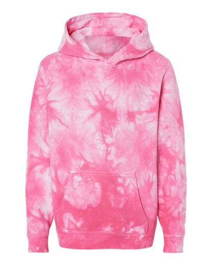 Youth Midweight Tie-Dyed Hooded Sweatshirt - 11131