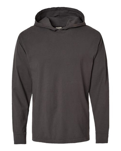 Unisex Garment-Dyed Jersey Hooded Long Sleeve T-Shirt - 11285