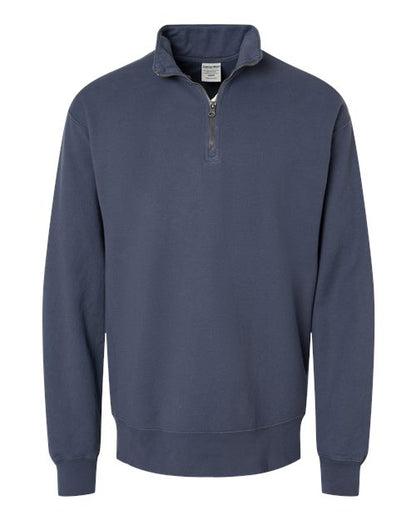 Unisex Garment-Dyed Quarter-Zip Sweatshirt - 11286