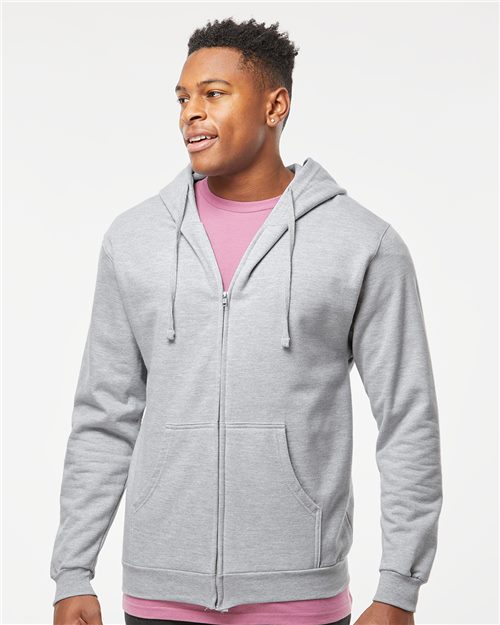 Unisex Full-Zip Hooded Sweatshirt - 10668