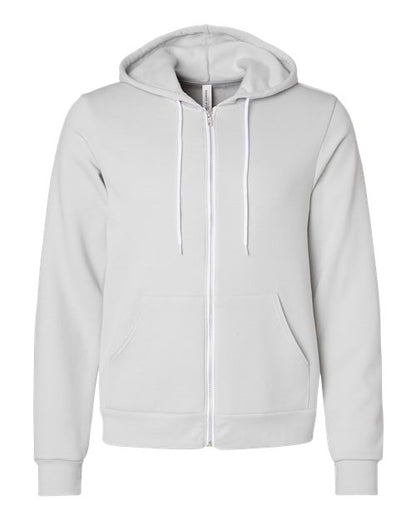 Unisex Sponge Fleece Full-Zip Hoodie Sweatshirt - 2769