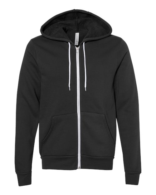 Unisex Sponge Fleece Full-Zip Hoodie Sweatshirt - 2769