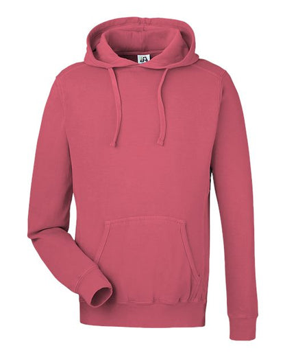 Unisex Pigment-Dyed Fleece Hooded Sweatshirt - 11764