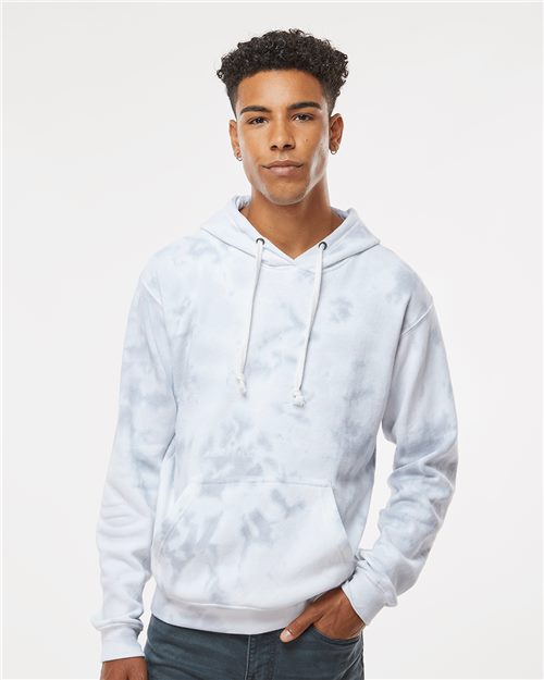 Men's Tie-Dyed Fleece Hooded Sweatshirt - 10979