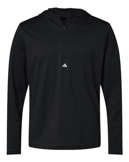 Men's Lightweight Quarter-Zip Hooded Pullover - 11963