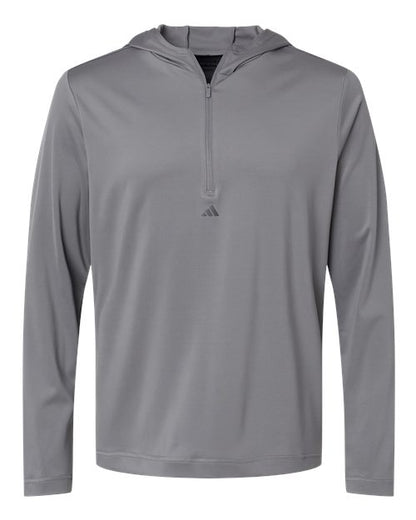 Men's Lightweight Quarter-Zip Hooded Pullover - 11963