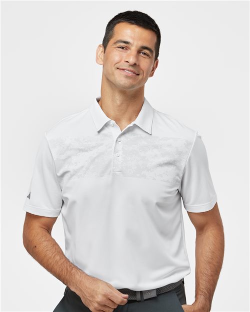 Men's Camo Chest Print Polo - 11350