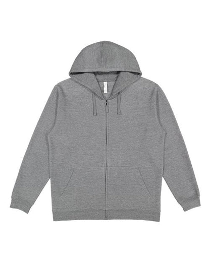 Unisex Full-Zip Fleece Hoodie Sweatshirt - 12396