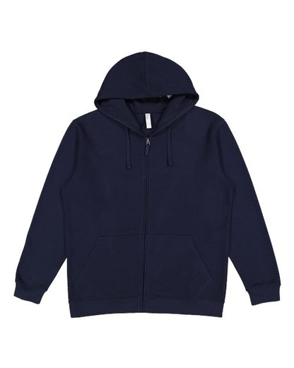 Unisex Full-Zip Fleece Hoodie Sweatshirt - 12396