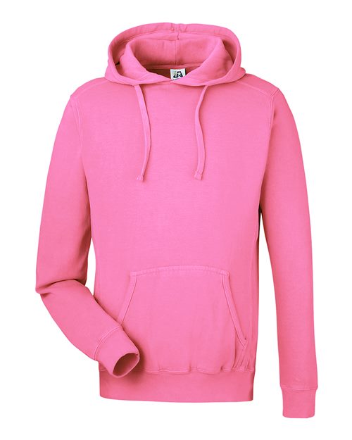 Unisex Pigment-Dyed Fleece Hooded Sweatshirt - 11764