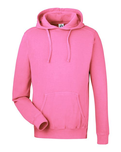 Unisex Pigment-Dyed Fleece Hooded Sweatshirt - 11764