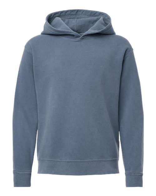 Youth Garment-Dyed Lightweight Fleece Hooded Sweatshirt - 12441