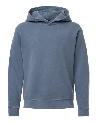 Youth Garment-Dyed Lightweight Fleece Hooded Sweatshirt - 12441