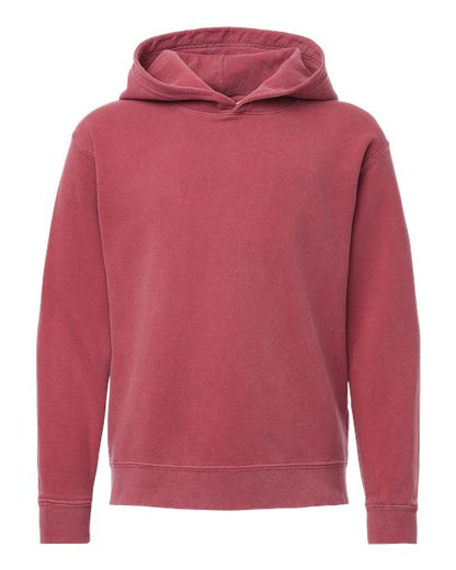 Youth Garment-Dyed Lightweight Fleece Hooded Sweatshirt - 12441