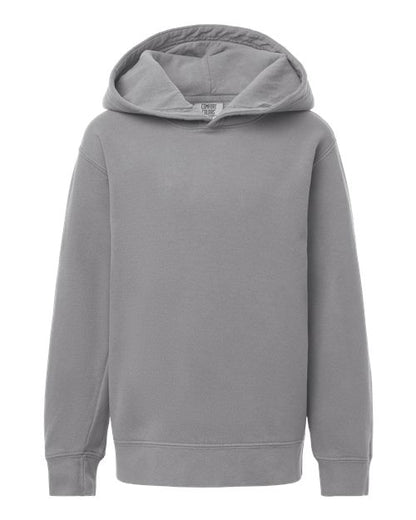 Youth Garment-Dyed Lightweight Fleece Hooded Sweatshirt - 12441