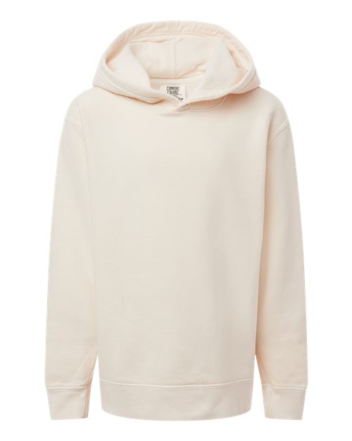 Youth Garment-Dyed Lightweight Fleece Hooded Sweatshirt - 12441