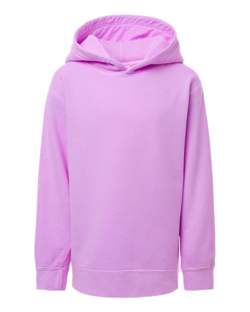 Youth Garment-Dyed Lightweight Fleece Hooded Sweatshirt - 12441